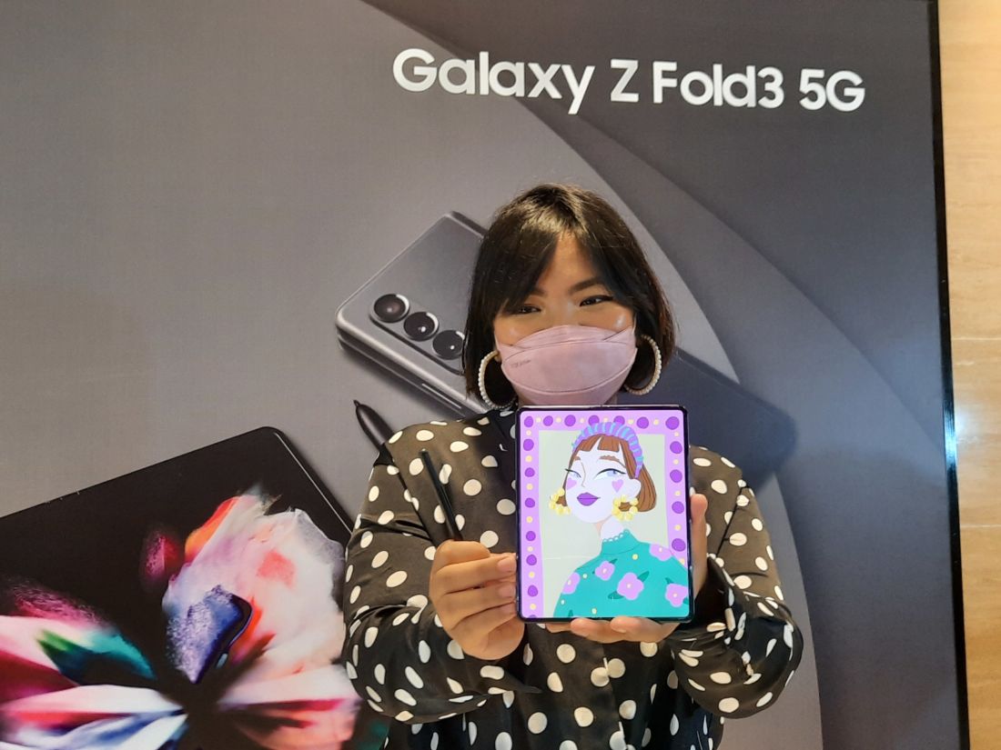 Memanfaatkan Samsung Galaxy Z Fold 3 5G Ala Dinda Puspitasari 4 Galaxy Z Fold 3