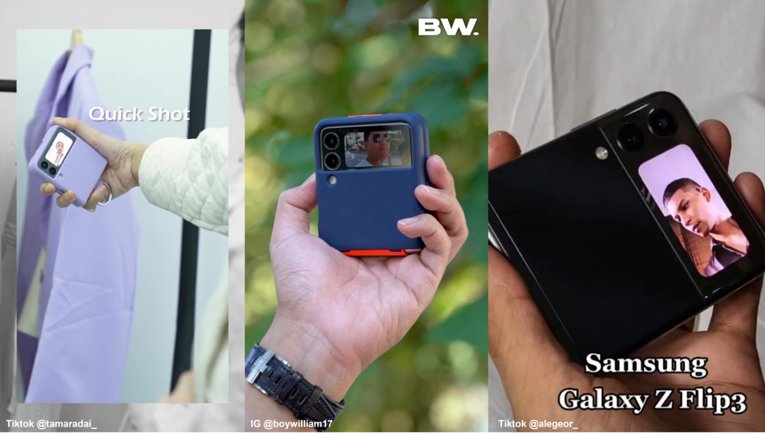 Tips Jadi Trendsetter Menggunakan Galaxy Z Flip 3 5 Galaxy Z Flip 3