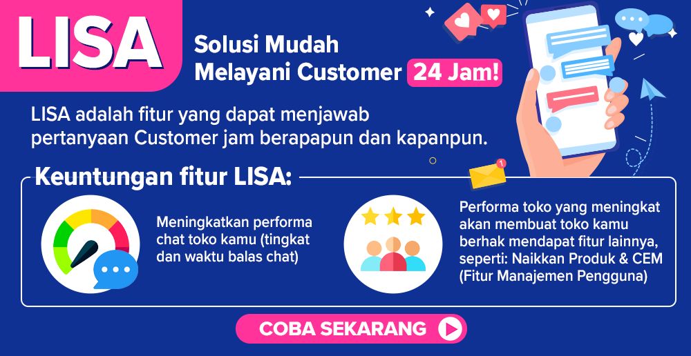 Lazada Kenalkan Lisa, Asisten Toko Virtual Cerdas 4 Lisa