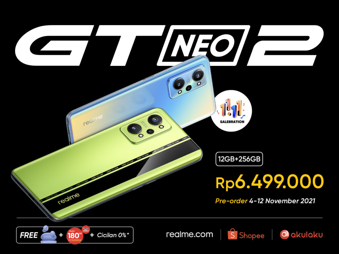 Meriahkan Harbolnas, Nikmati Diskon Realme Dalam 11.11 Salebration 5 Diskon Realme