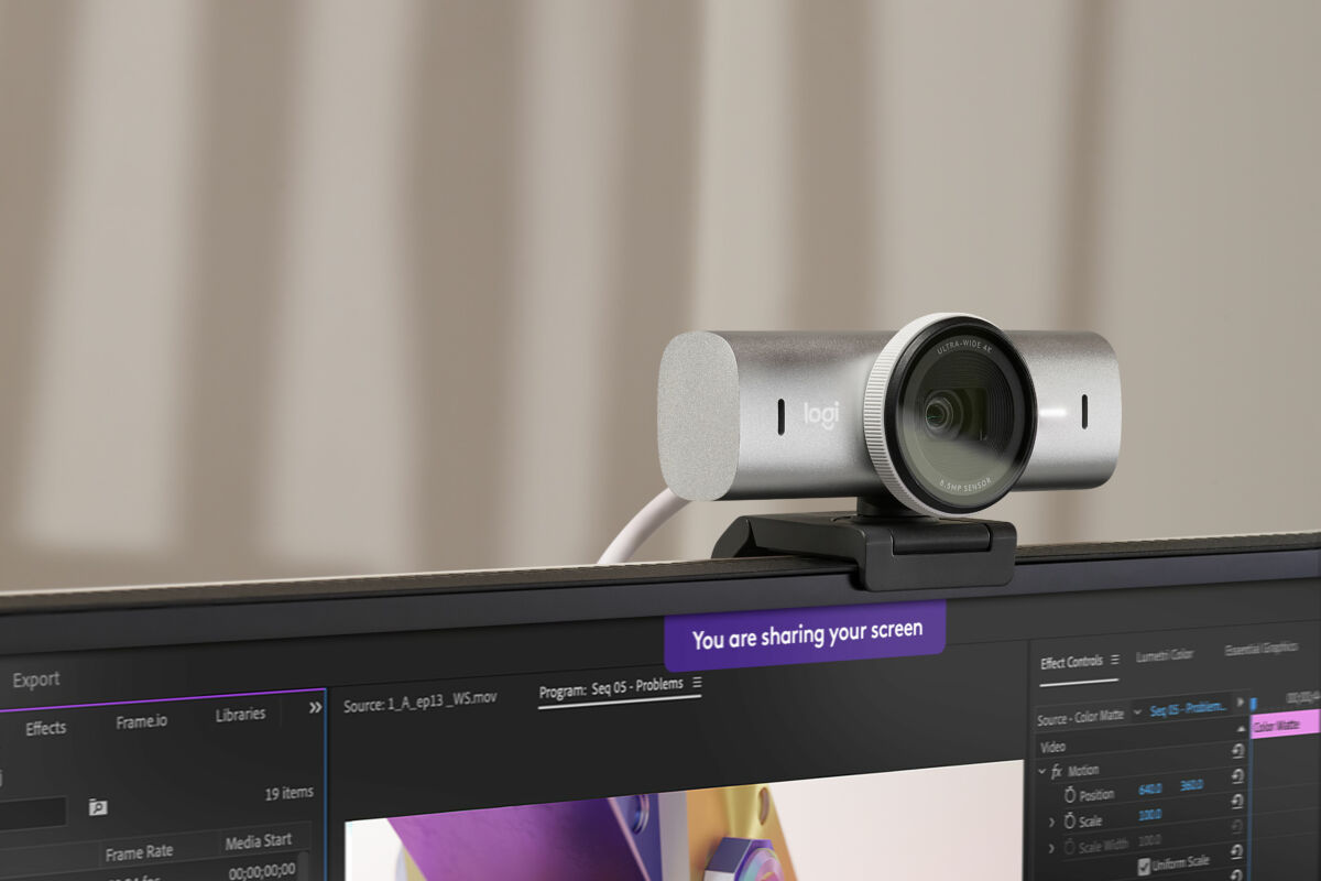 Logitech Mx Brio, Webcam Ultra Hd 4K Dengan Ai Enhanced 4 Logitech Mx Brio
