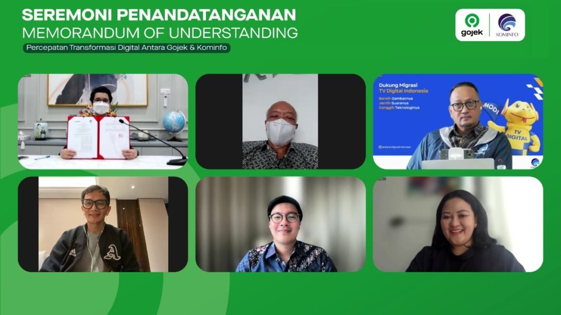 Percepat Transformasi Digital Indonesia, Gojek Dan Kominfo Taken Mou 4 Gojek Dan Kominfo