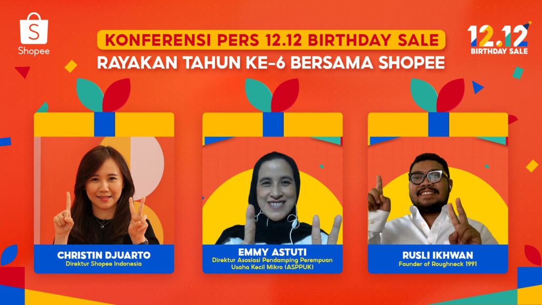 Rayakan 6 Tahun, Shopee Gelar 12.12 Birthday Sale 5 Shopee 12.12