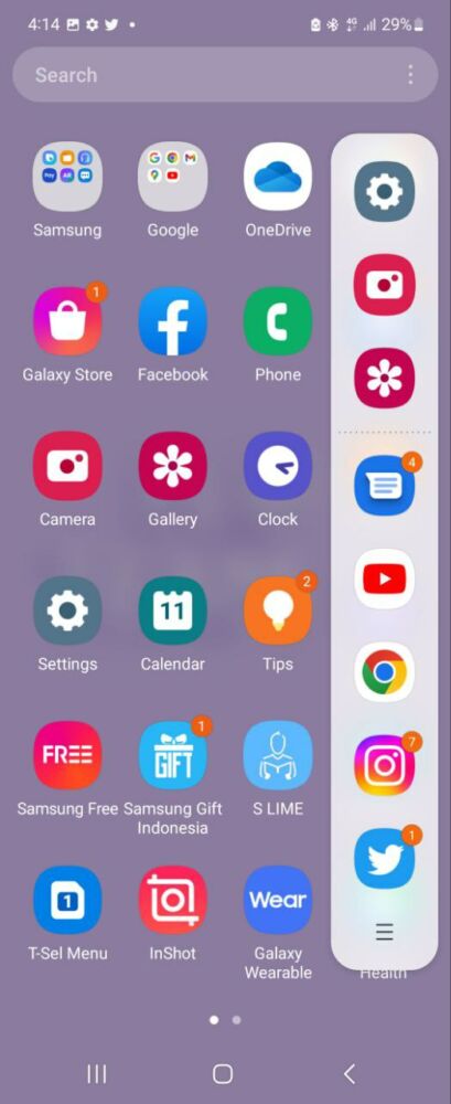 Makin Seru Multitasking Pakai Fitur Edge Panel 11 Edge Panel