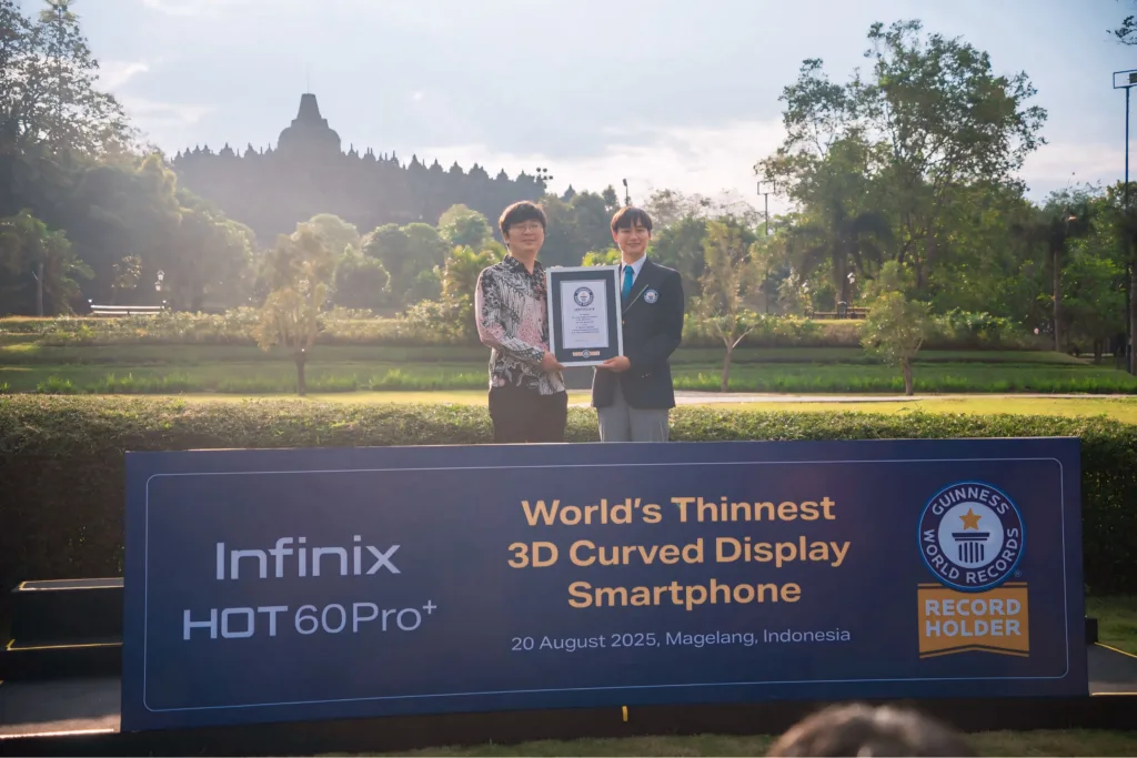 Infinix Hot 60 Pro+ Resmi Rilis Di Indonesia: Raih Rekor Dunia Sebagai Smartphone 3D-Curved Tertipis 4 Chris Xu And Kazuyoshi Kirimura 1