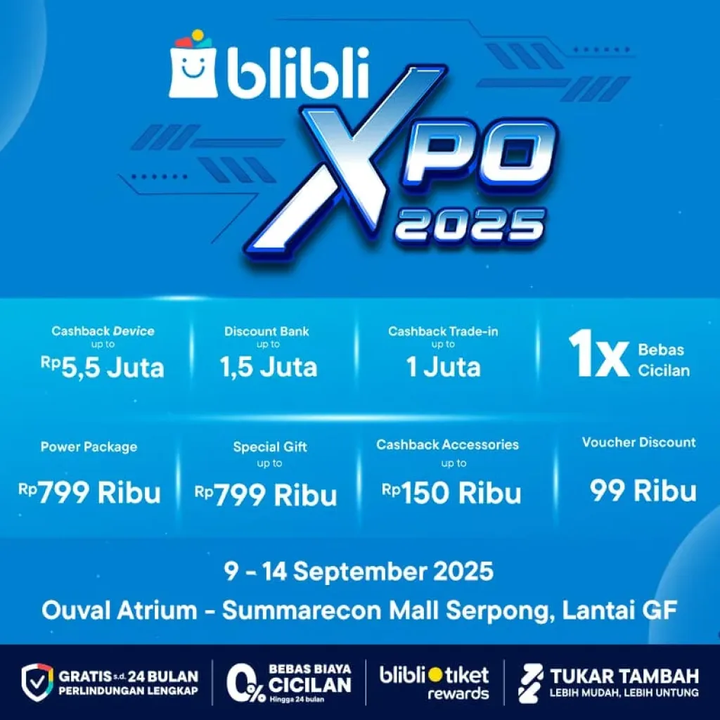 Blibli Xpo 2025: Pameran Gadget Terbaru Dengan Edukasi Teknologi Dan Promo Hingga Rp9 Juta 4 Blibli Xpo 1
