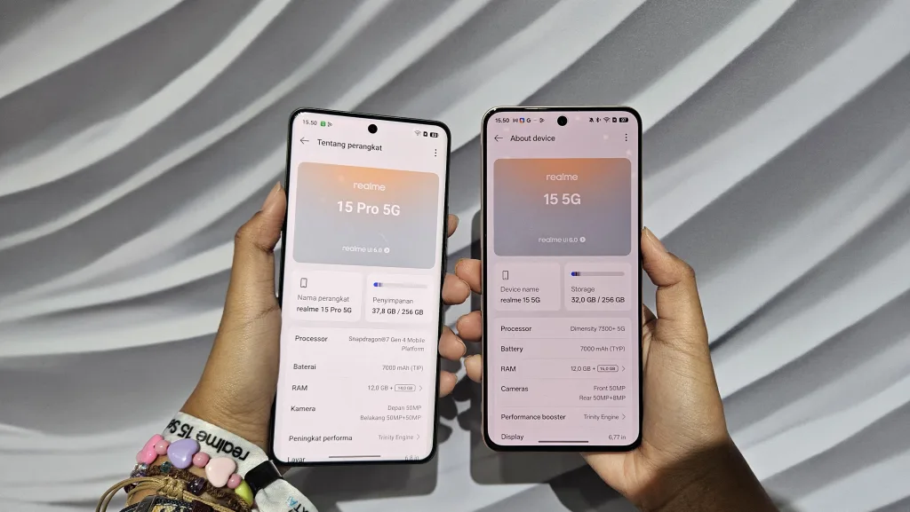 Realme 15 5G Turut Diboyong Ke Indonesia, Intip Spesifikasi Dan Harganya 4 Realme 15 5G
