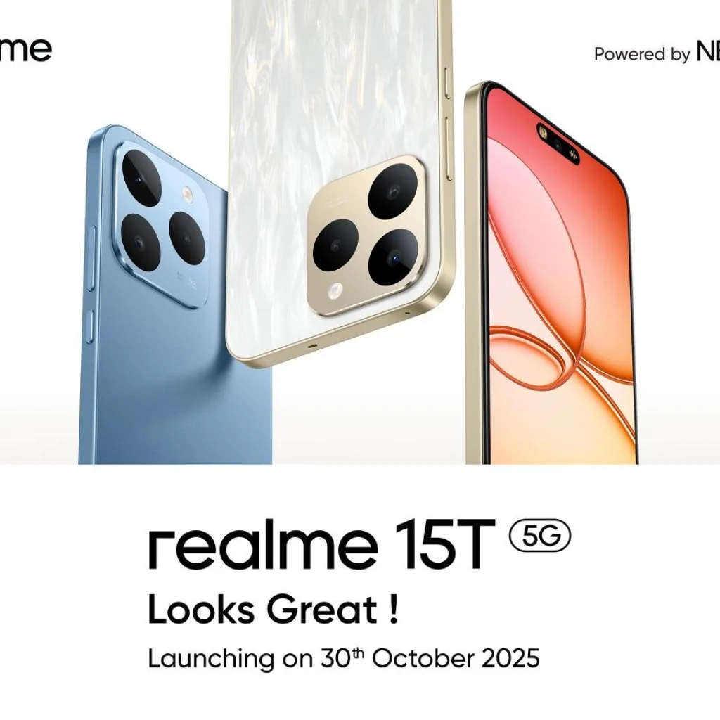 Ponsel Tipis Dengan Baterai 7000 Mah Meluncur 30 Oktober 2025 4 Realme 15T 5G