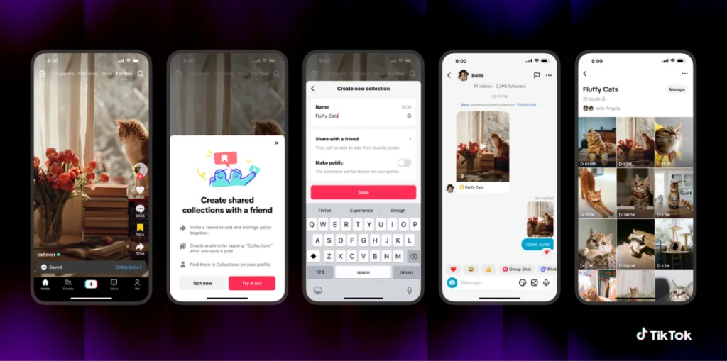 Tiktok Hadirkan Fitur Shared Collections, Khusus Pengguna Di Atas 16 Tahun 4 TikTok