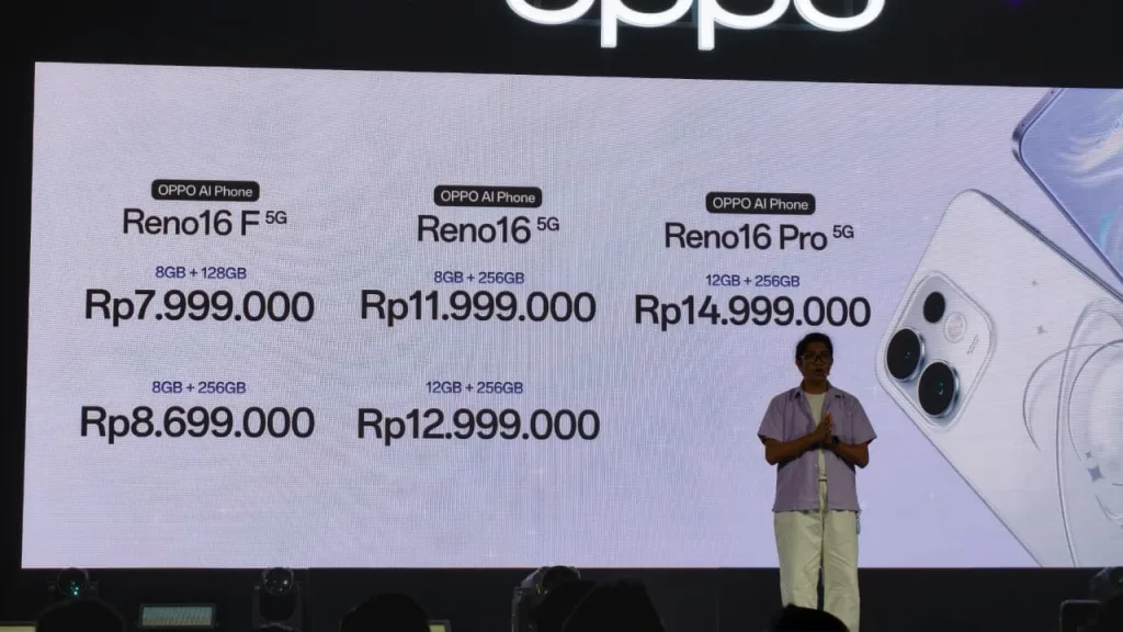 Oppo Reno 16 Series Debut Di Indonesia, Harga Mulai Rp. 7 Jutaan 7 Oppo Reno 16 Series