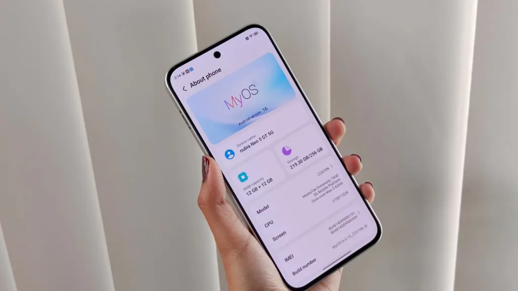 Nubia Neo 5 Gt Special Edition Dan Redmagic 11S Pro Masuk Ke Indonesia, Harga Mulai Rp. 6,4 Jutaan 7 Nubia Neo 5 GT Special Edition dan REDMAGIC 11S Pro