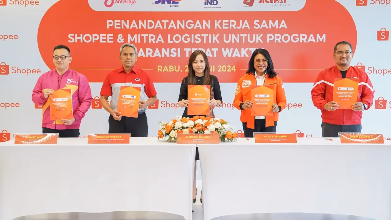 Gwpp9M Shopee Kolaborasi Dengan 4 Perusahaan Logistik Nasional Lewat Garansi Tepat Waktu