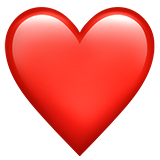❤️ Red Heart Emoji On Apple Ios 13 3