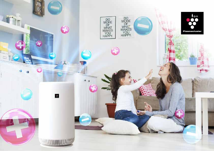 Sharp Small Tower Air Purifier Resmi Indonesia