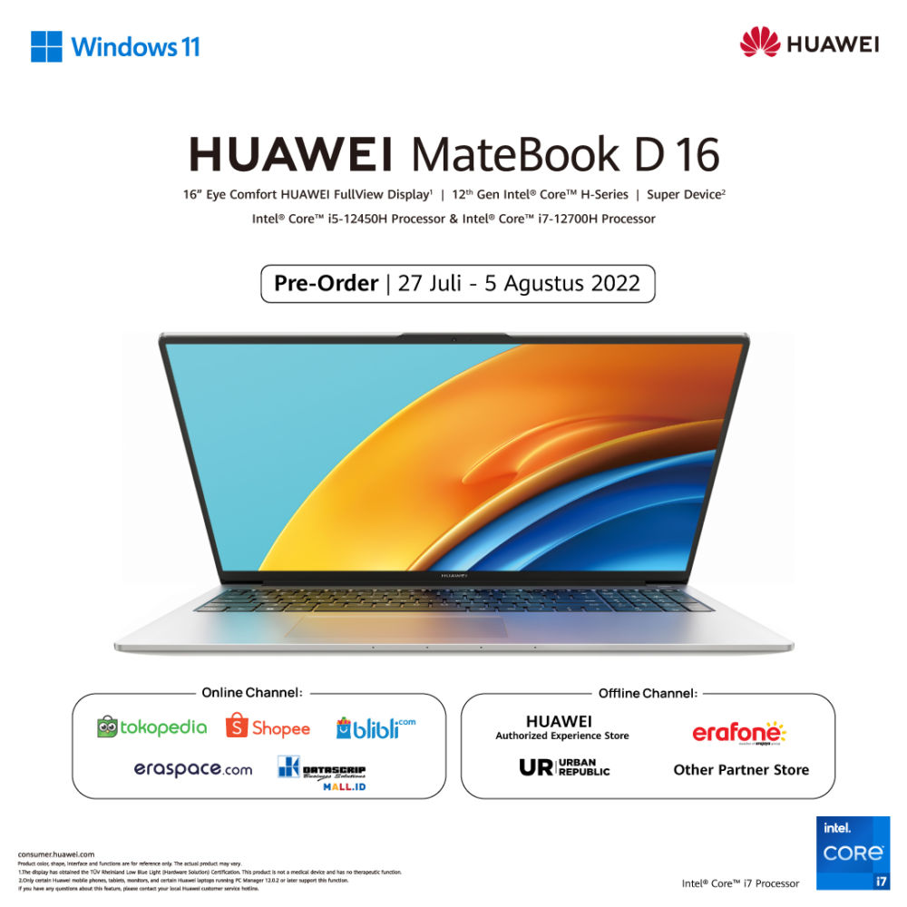Huawei Matebook D16