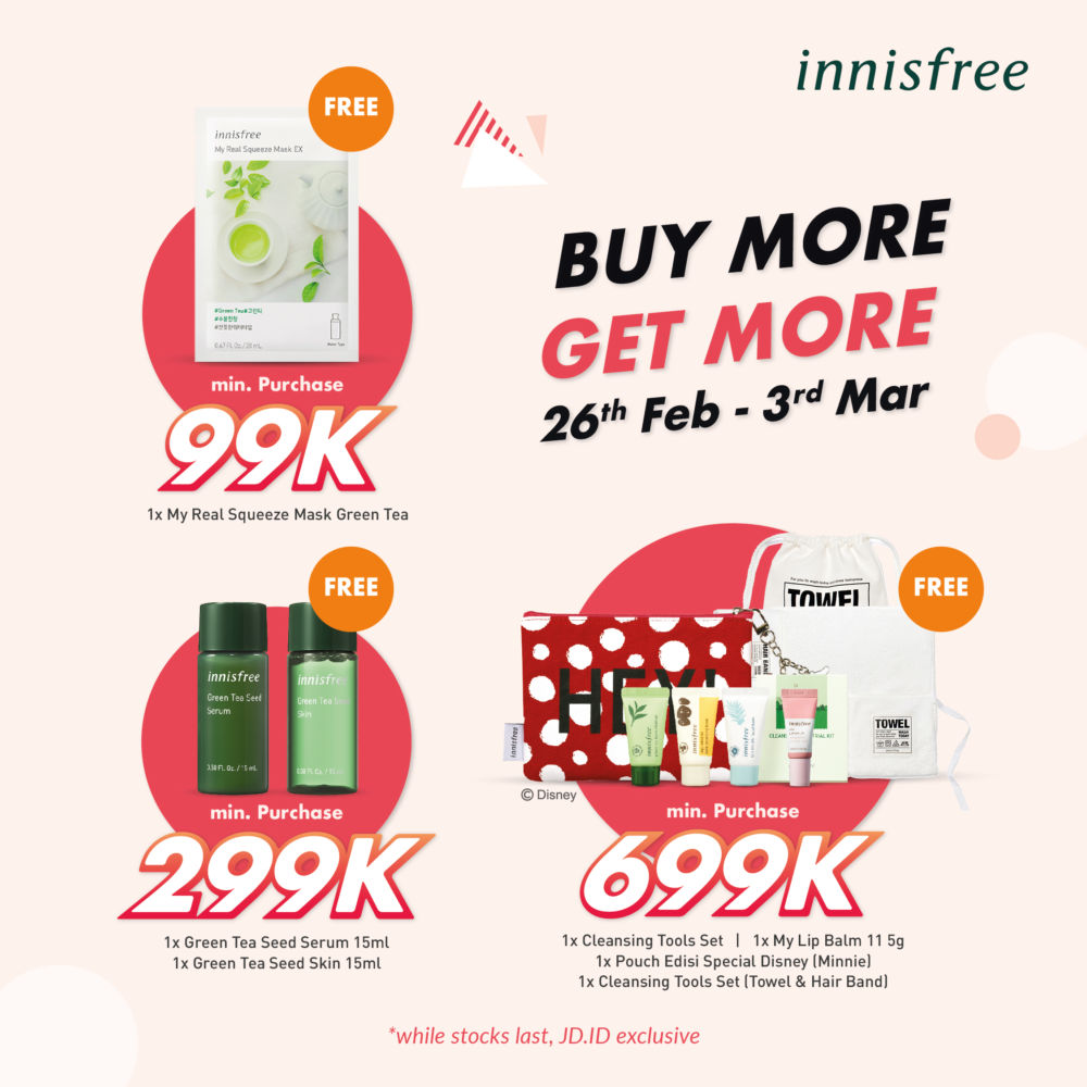 2. Innisfree Buy More Get More Promotion At Jd.id