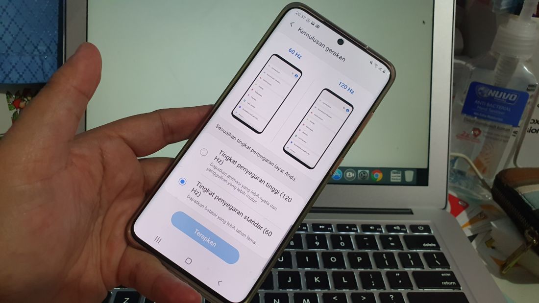 Samsung Galaxy S20 Punya 3 Refresh Rate