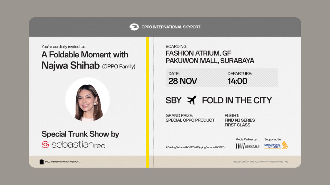 Oppo Gelar “A Foldable Moment With Najwa Shihab” Di Kota Surabaya