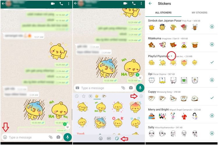 Cara Menggunakan Stiker Animasi Di Whatsapp.