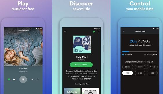 Spotify Propose Spotify Lite Une Version Allégée De Son Application (Avec Beaucoup De Fonctionnalités Absentes)