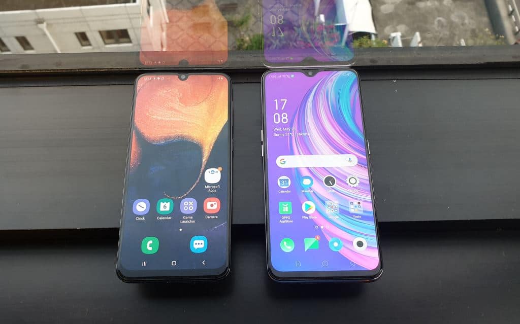 Oppo F11 Samsung A50