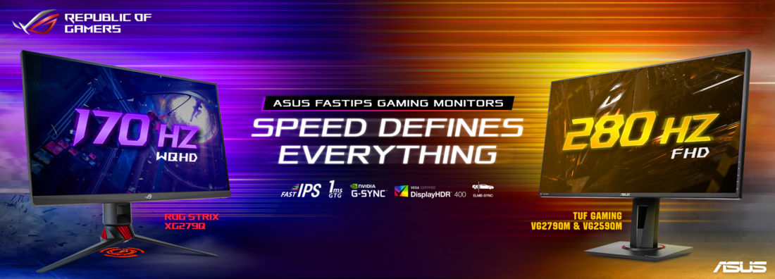 Asus Announces Worlds Fastest Gaming Monitors Rectangle