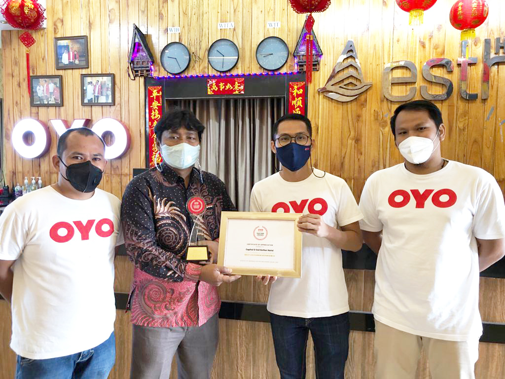 Oyo Beri Penghargaan Kepada Mitra Berprestasi Selama Pandemi