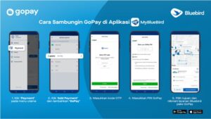 Cara Sambungin Gopay Di Aplikasi Mybluebird