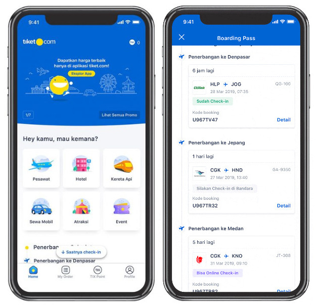 Cara Check In Online Pesawat Menggunakan Aplikasi Tiket.com - Travelagen.net