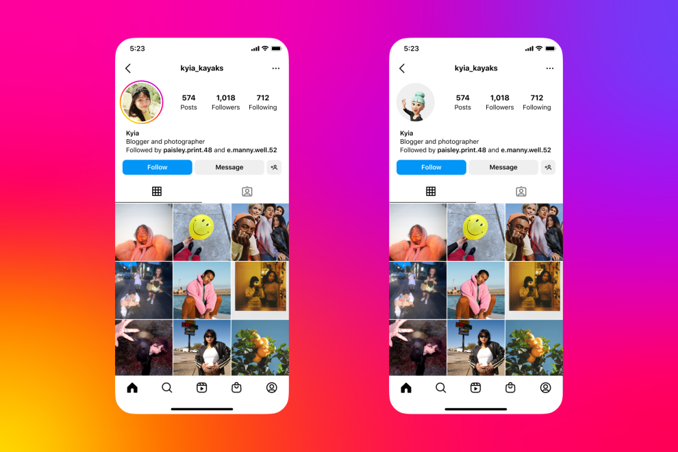 Dynamic Profile Picture Instagram