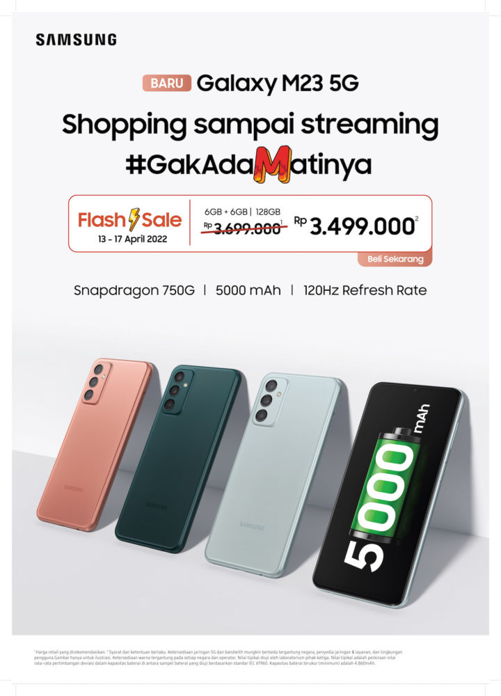 Harga Galaxy M23 5G
