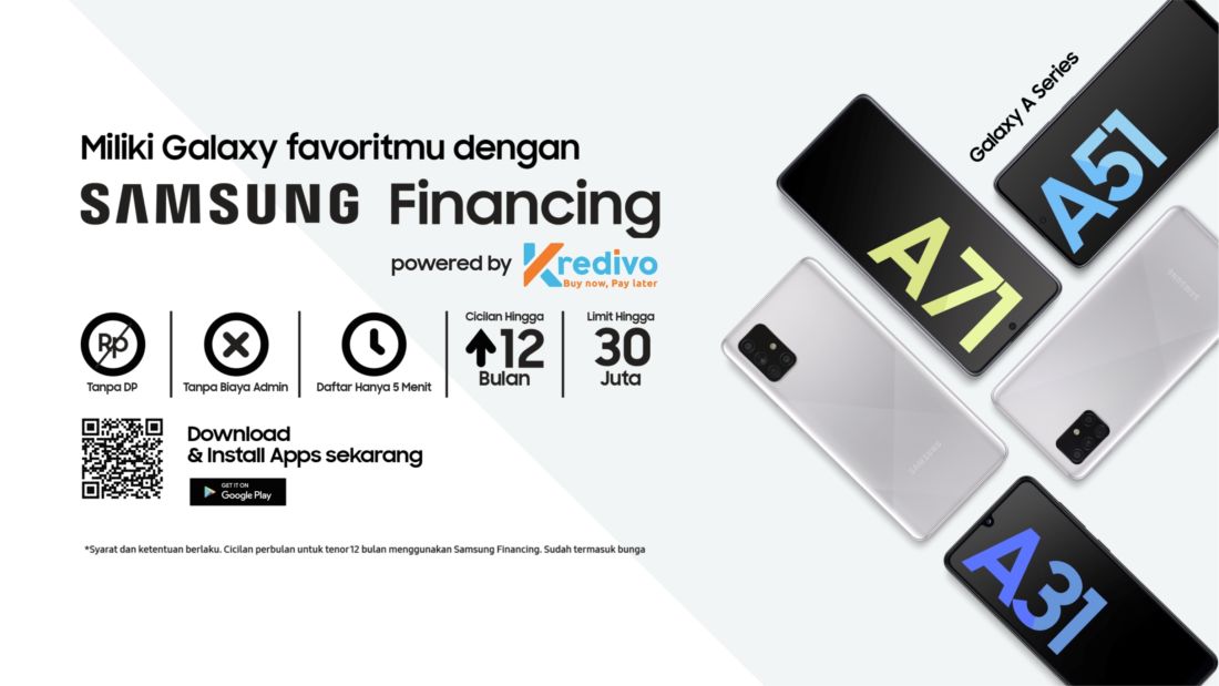 Samsung Gandeng Kredivo Hadirkan Layanan Samsung Financing