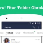Chat Line Bisa Dikelompokkan Dalam Folder Obrolan Terpisah