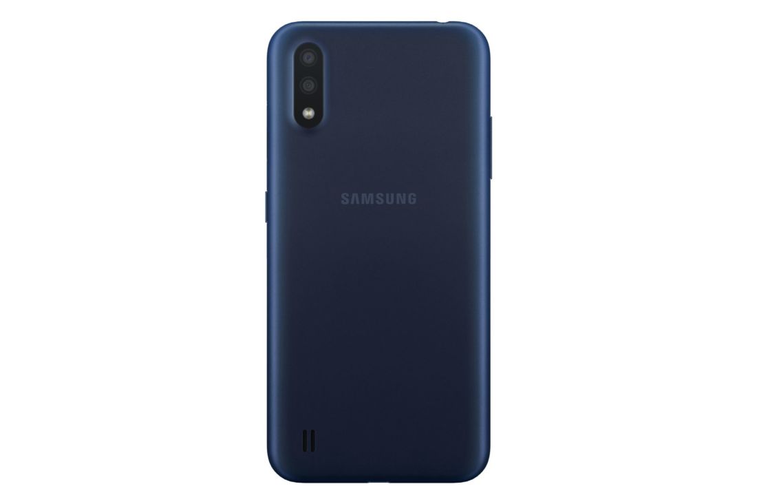 Galaxy A01 Blue Tampak Belakang