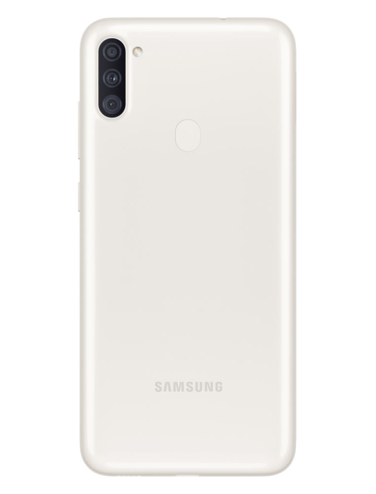 Galaxy A11 Tampak Belakang White