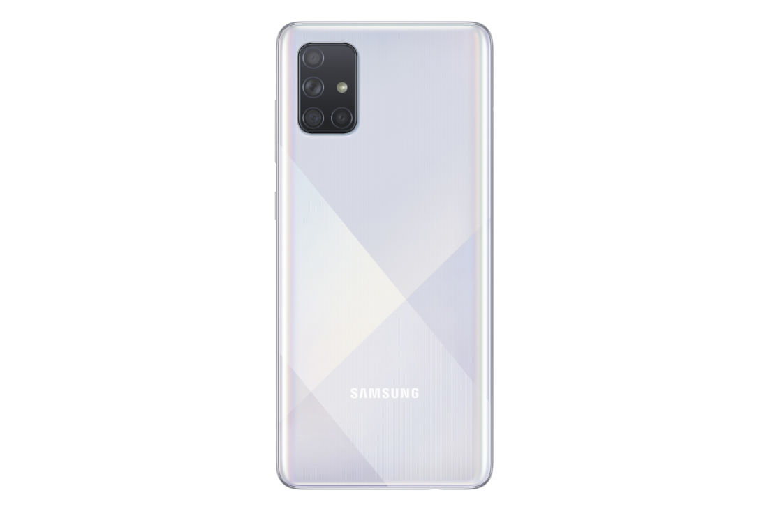 Galaxy A71 Rear Look Silver