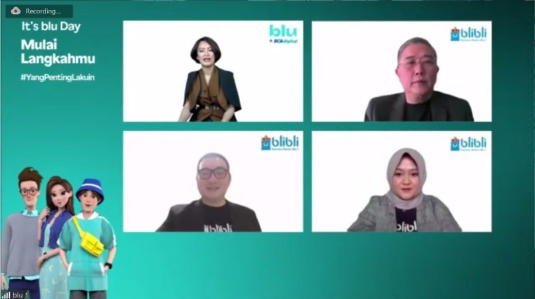 Melalui Aplikasi Blu Dan Blibli