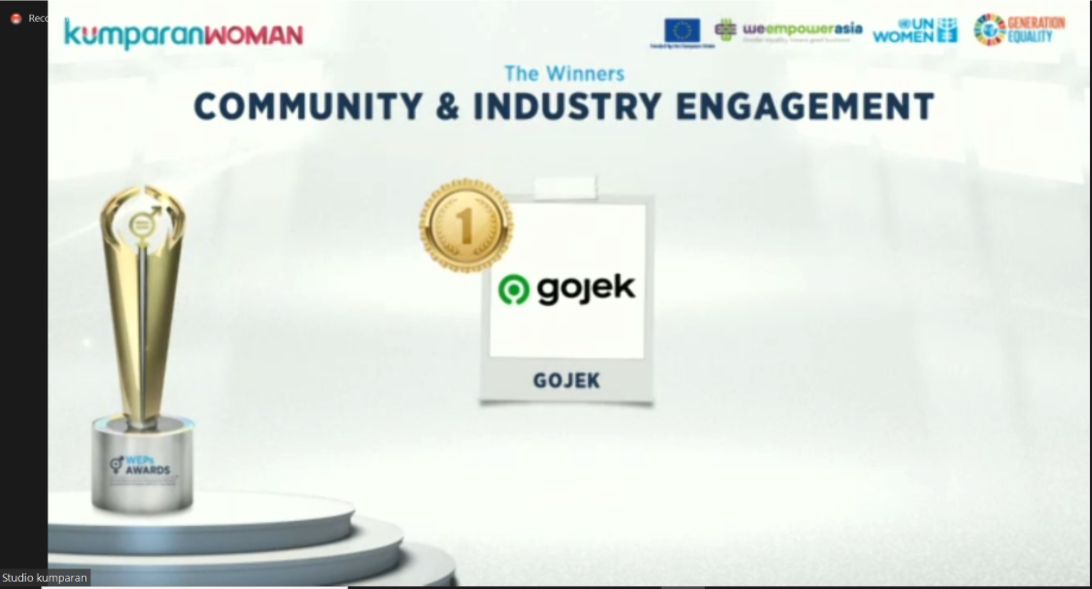 Gojek Juara 1 Pada Kategori Community And Industry Engagement