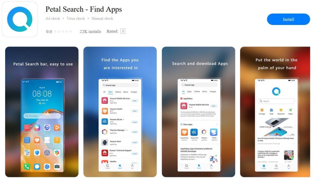 Huawei Petal Search Widget Find Apps 3