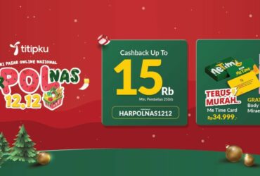 Promo Harpolnas 12.12 Siap Manjakan Pelanggan Titipku