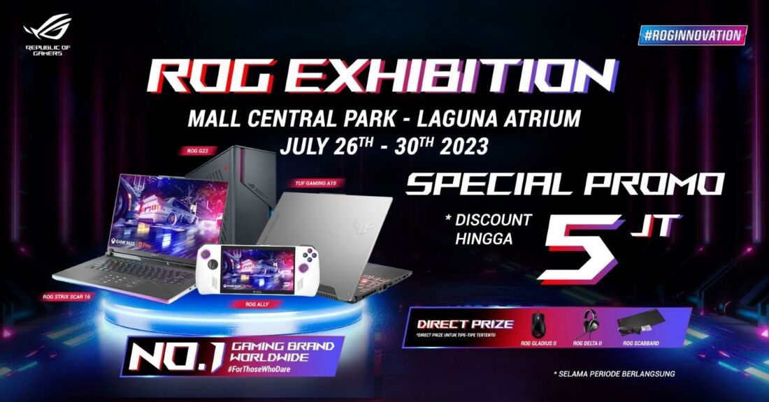 Asus Gelar Rog Exhibition Bertajuk “No.1 Gaming Brand Worldwide”