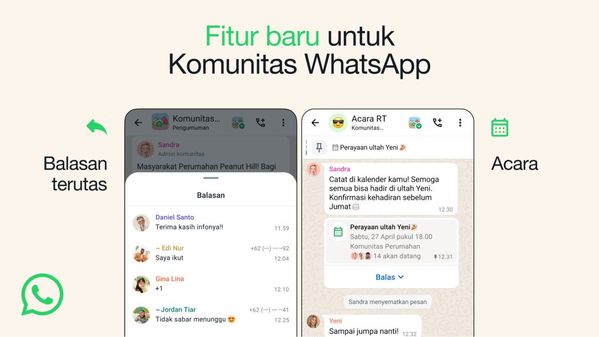 Whatsapp Luncurkan Fitur Baru Untuk Komunitas