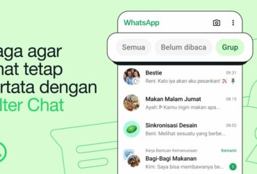 Pesan Lebih Mudah Ditemukan Dengan Filter Chat Whatsapp Terbaru