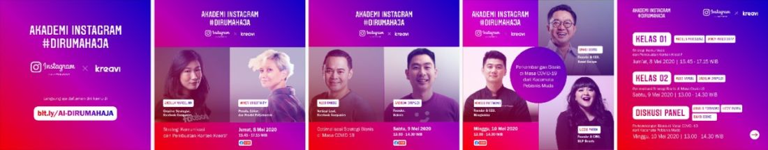 Instagram Akademi Instagram Edisi Dirumahaja