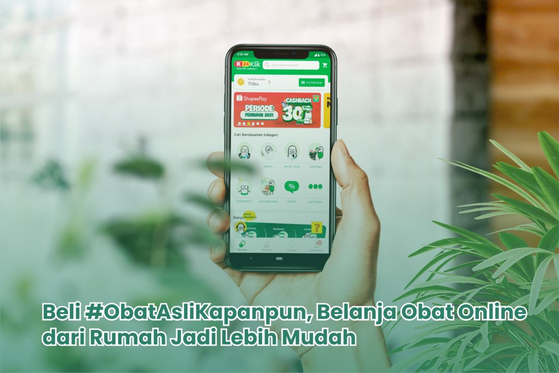 #Obataslikapanpun Di Aplikasi K24Klik