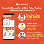 Shopeepay Tangkap Antusiasme Masyarakat Bayar Tagihan Online Selama 2020