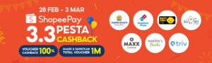Kv Shopeepay Tebar Promo Lewat 3.3 Pesta Cashback Shopeepay