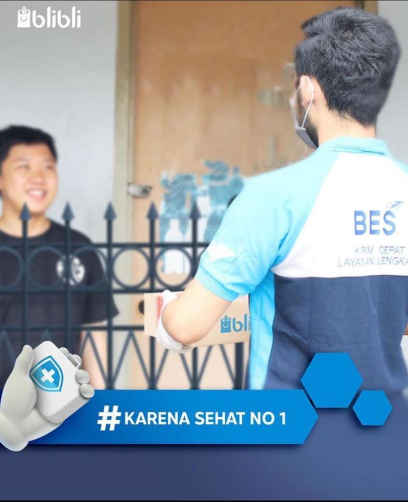 Begini Cara Blibli Terapkan Pencegahan Covid-19 Ke Kurir Bes