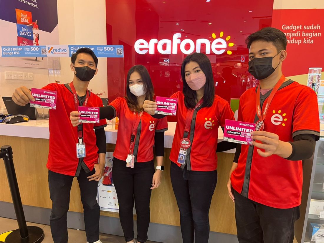 Beli Hp Di Erafone Dapat Harga Khusus Kartu Perdana Unlimited Nonstop 60Gb