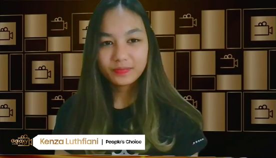 Kenza Lutfhiani Pemenang Kategori Peoples Choice Galaxy Movie Studio 2020